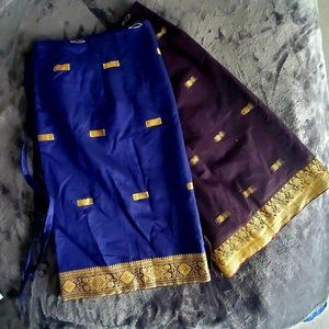 Thai Silk Skirts - Set of 2
